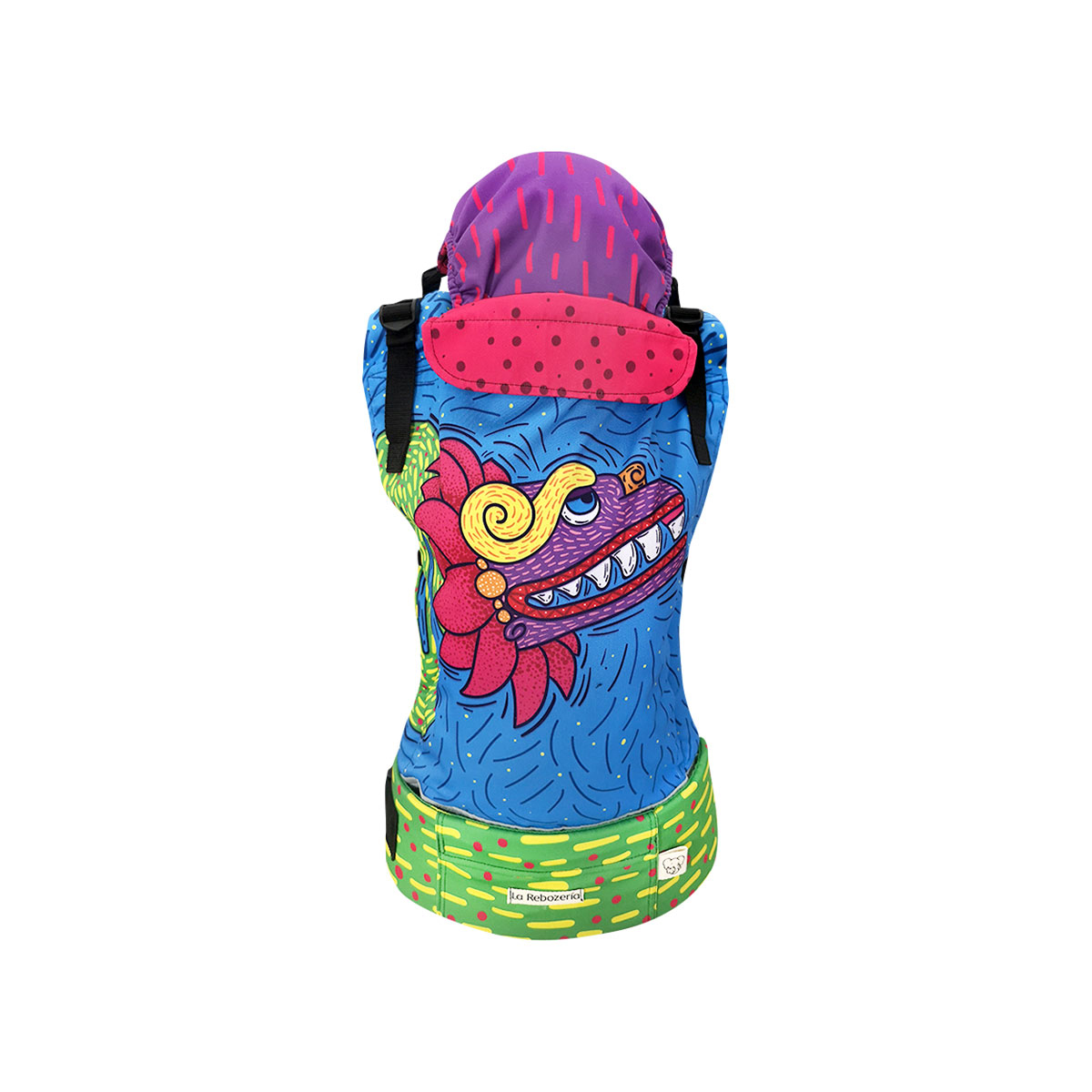 Foto 2 pulgar | Portabebé Ergonómico La Rebozería Nukú Dryfit Bebé