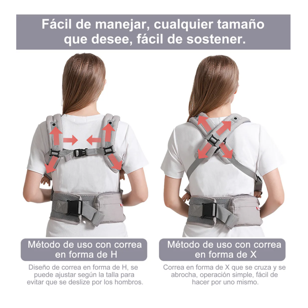 Foto 4 | Cangurera Ergonómica Lab.g, Gris