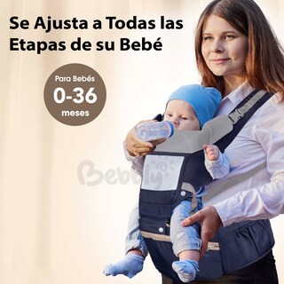Foto 4 | Magma Life Cangurera Ergonómica Para Bebés: Portabebpe Ideal Para 12 A 36 Meses, Soporta 20kg, Con Bolsas De Almacenaje