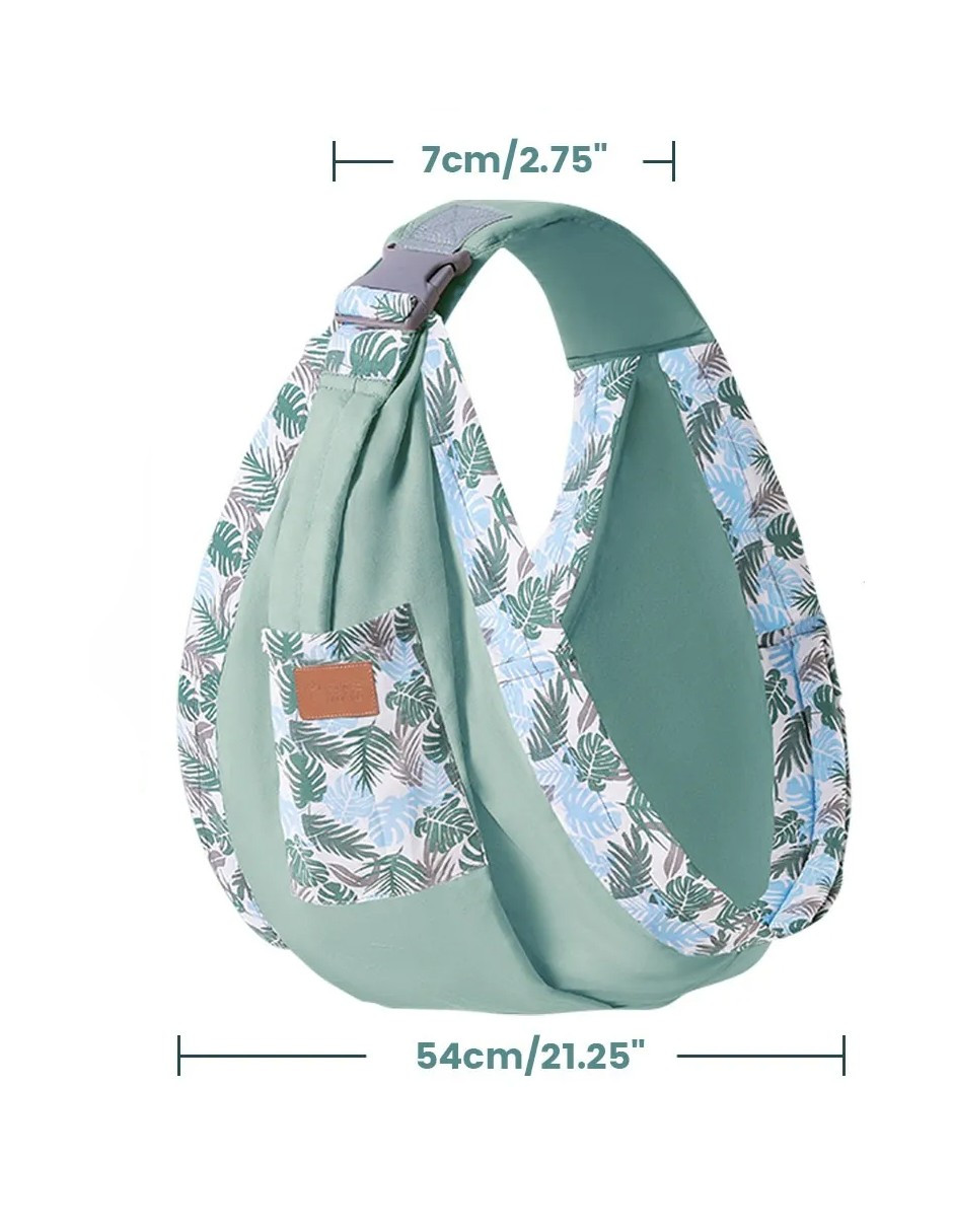 Foto 3 pulgar | Rebozo Portabebés para Amamantar Verde