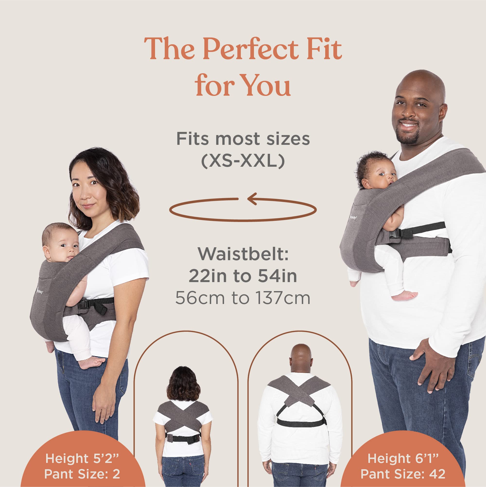 Foto 7 pulgar | Portabebés Ergobaby Embrace Cozy Newborn Essentials - Venta Internacional.