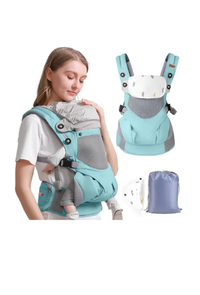 Foto 1 | Cangurera Portabebé Mochila Azul