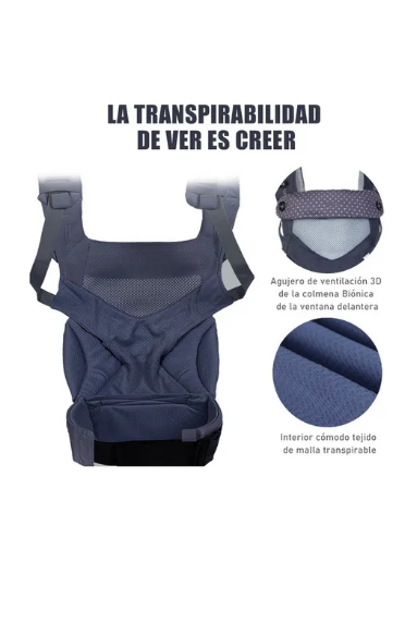Foto 3 pulgar | Mochila Cangurera Porta Bebes