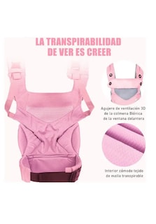Foto 2 | Mochila Cangurera Portabebés Ergonómica