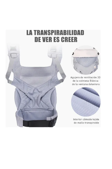 Foto 4 pulgar | Mochila Cangurera Portabebe
