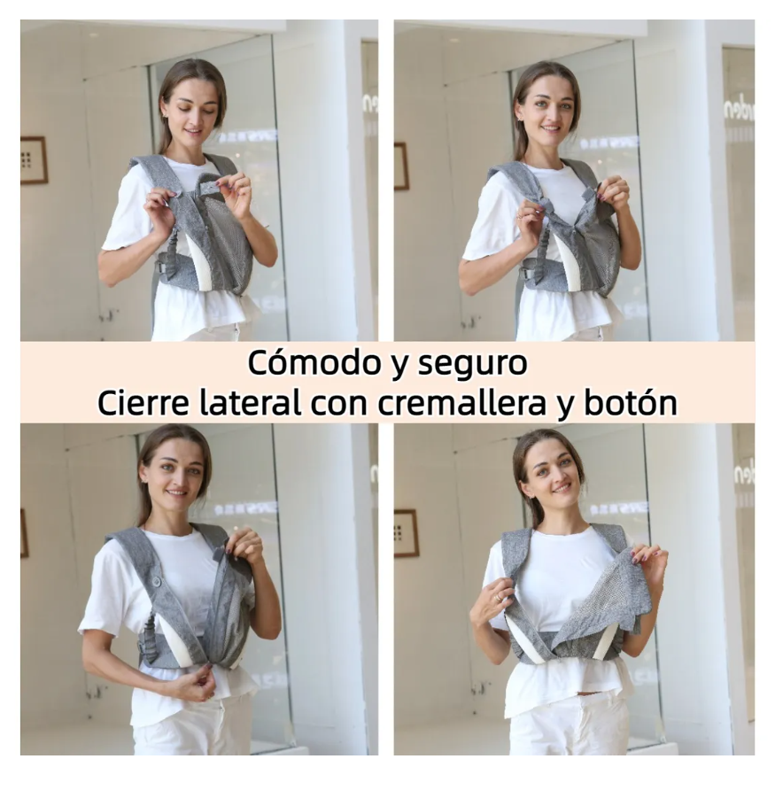 Foto 5 pulgar | Mochila Cangurera Para Bebé Ergonómica De 3-36 Meses