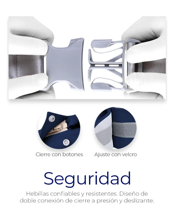 Foto 3 | Cangurera Portabebé  Mochila Multifuncional Con Asiento Bebé Color Azul