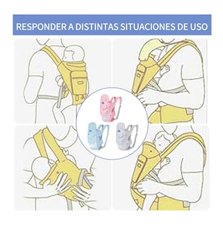 Foto 5 | Cangurera Para Bebe Mochila Portabebes Canguros Ergonomica