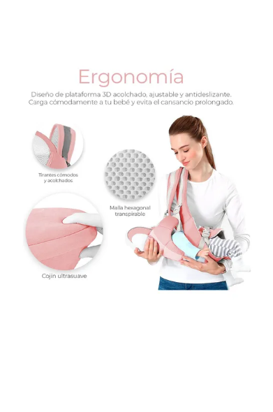 Foto 4 pulgar | Cangurera Portabebé Mochila Multifunciona