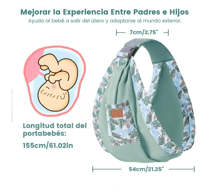 Foto 2 | Mochila Portabebés Ergonómica Ideal Para Amamantar 0-36meses