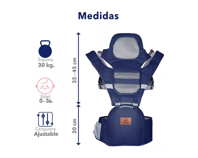 Foto 4 pulgar | Reboza Kidss Acolchonadas Azul Marino