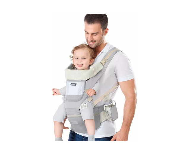Rebozo Elástico Bebé Gris