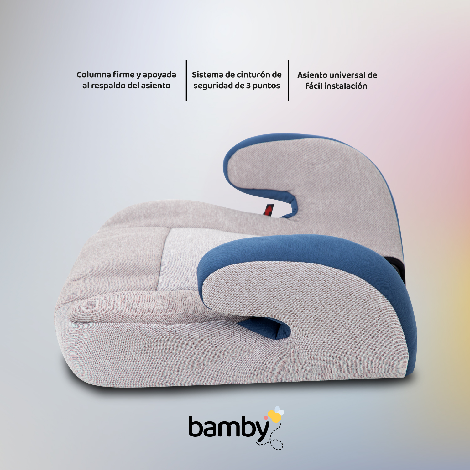 Foto 4 | Asiento Elevador de Coche para Bebé Bamby Gris