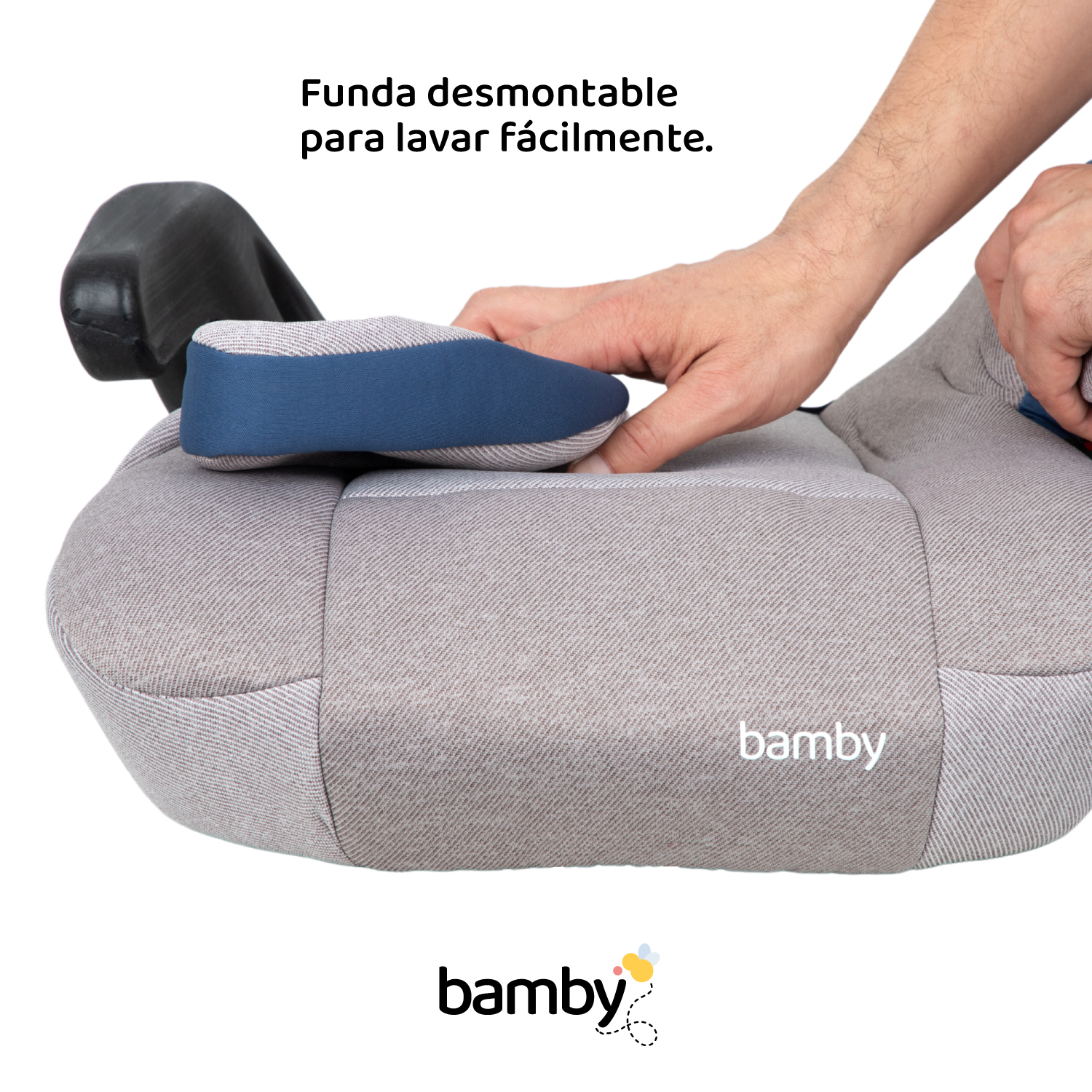 Foto 6 | Asiento Elevador de Coche para Bebé Bamby Gris