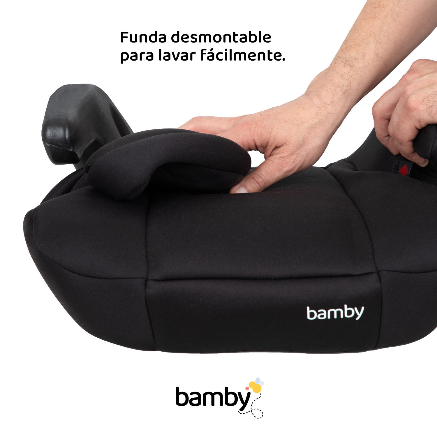 Foto 7 pulgar | Asiento Elevador de Coche para Bebé Bamby Negro