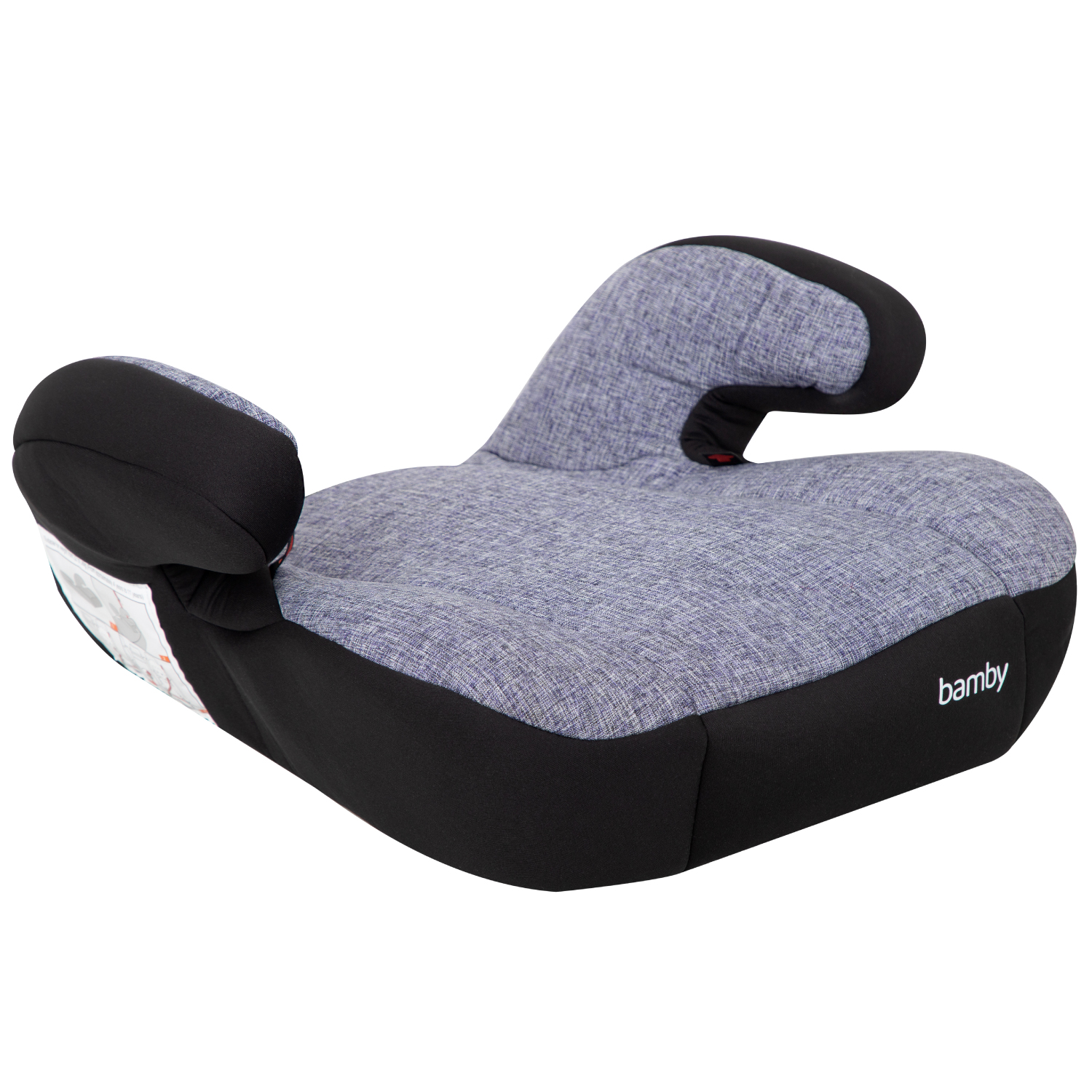 Foto 2 pulgar | Asiento Elevador de Coche para Bebé Bamby Gris con Negro