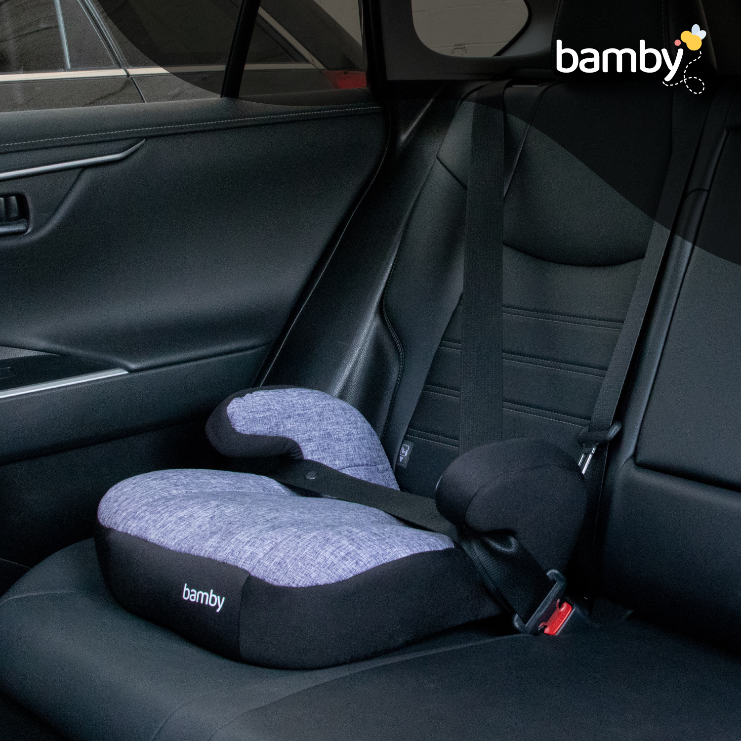 Foto 4 pulgar | Asiento Elevador de Coche para Bebé Bamby Gris con Negro