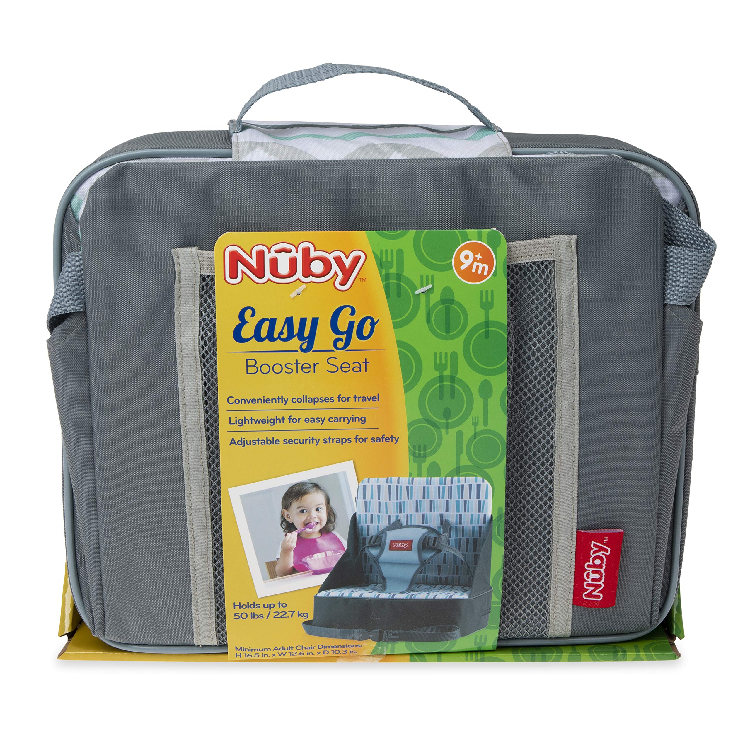 Foto 7 pulgar | Asiento Elevador Nuby Easy Go Para Bebés Y Niños Pequeños, Color Gris - Venta Internacional.