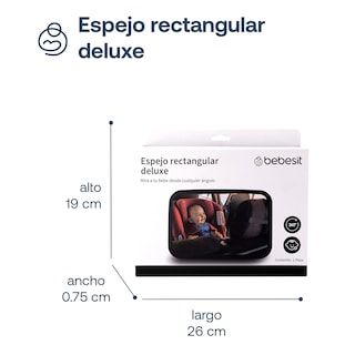 Foto 7 | Espejo Retrovisor Auto Bebesit Base Antideslizante