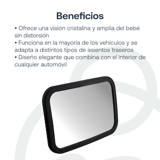 Foto 8 | Espejo Retrovisor Auto Bebesit Base Antideslizante