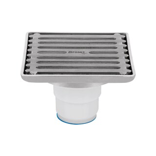Foto 1 | Resumidero Acero Inoxidable Foset RS-701 Diseño Cuadrado 4x4'' Línea Aqua