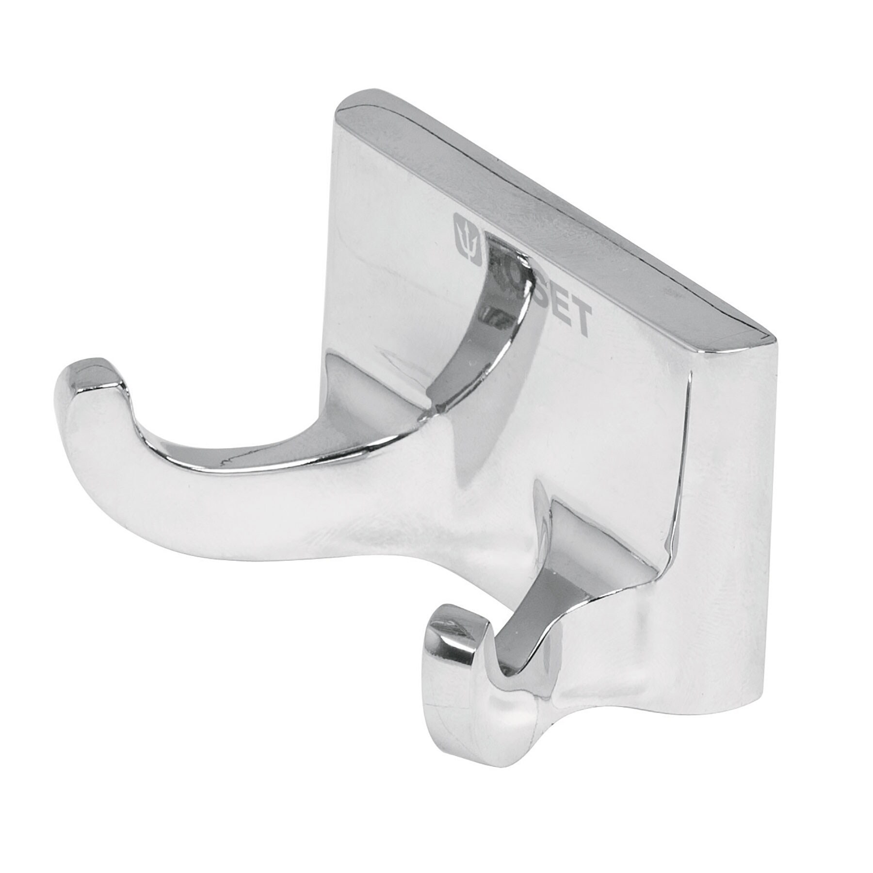 Juego de 2 Piezas Gancho Doble Foset 49609-2 color Plateado para Toalla Línea Basic $2,283