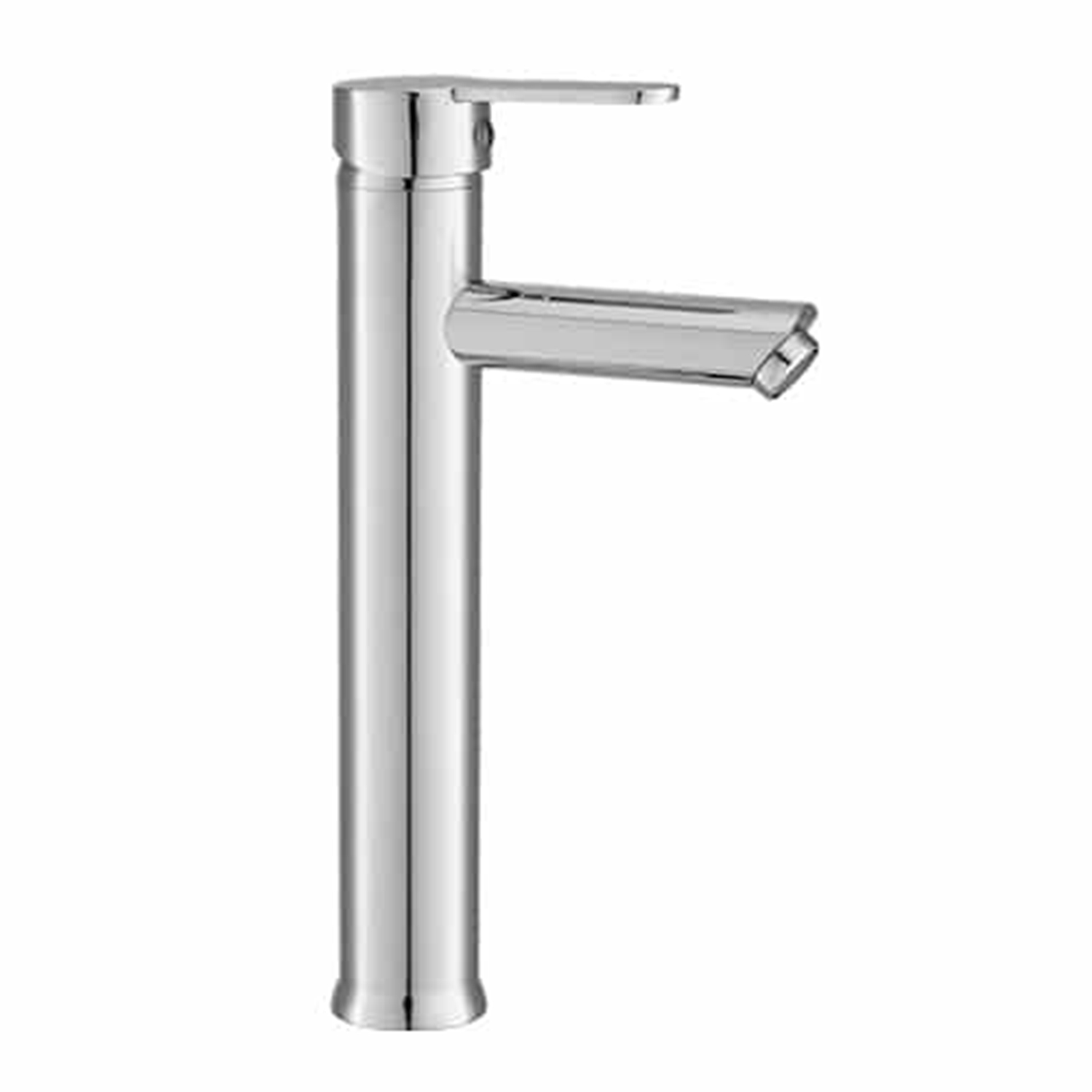 Monomando Baño Lavabo Ovalin Alfa Acero Inóxidable Cromado 30 cm Alto