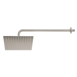 Foto 1 | Regadera Foset de Acero Inoxidable 10' con Brazo Satinado Línea Riviera