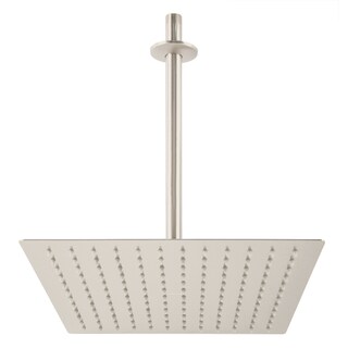 Foto 1 | Regadera Acero Inoxidable Foset 12' con Brazo Satinado Línea Riviera