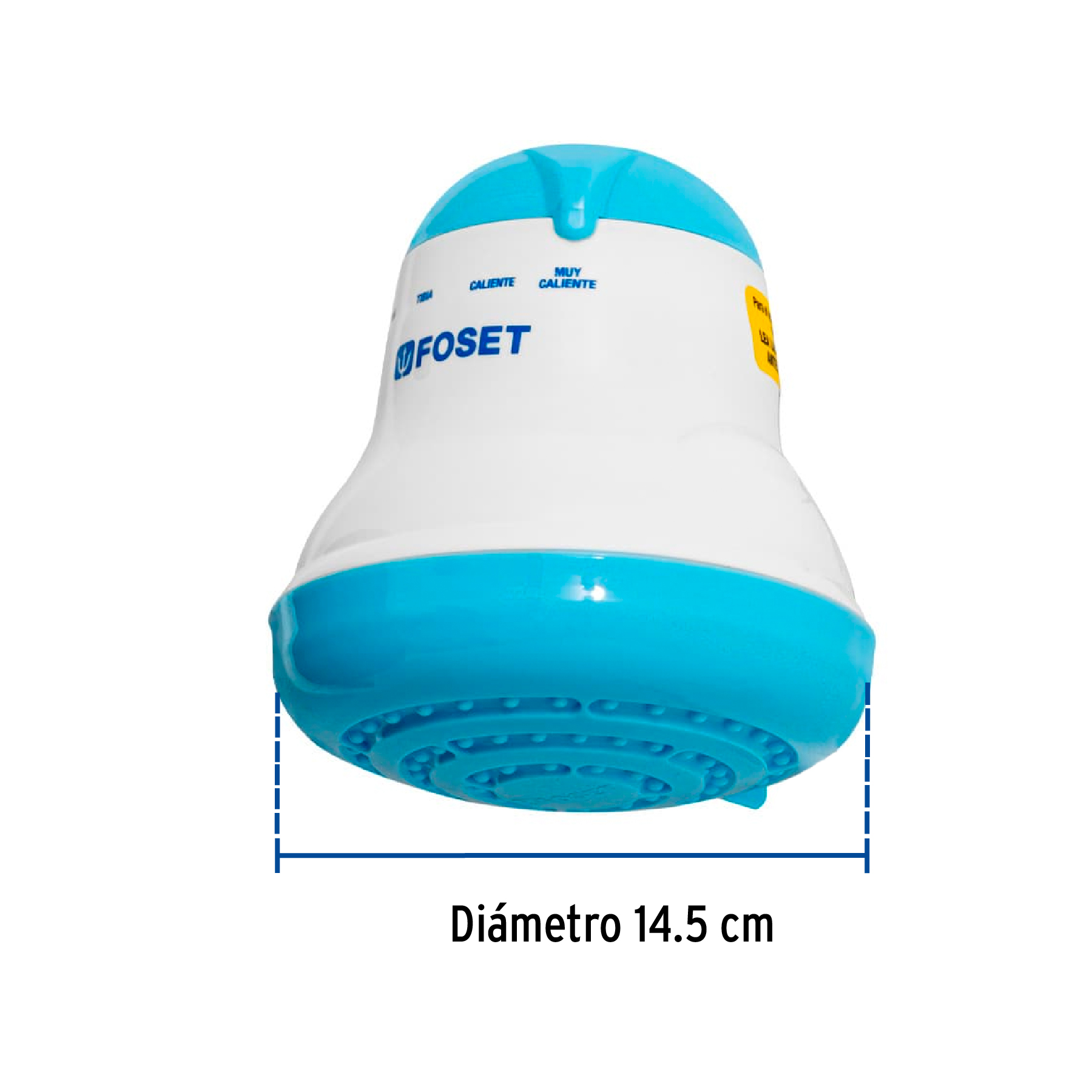 Foto 3 | Regadera Eléctrica de 4 Temperaturas Foset Regel-4a Azul