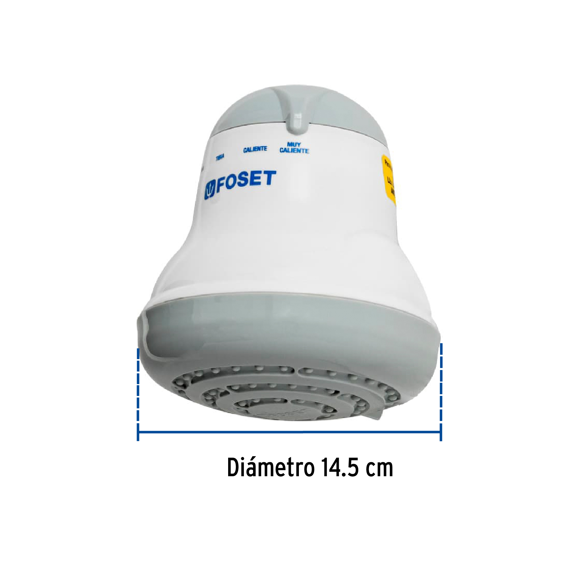 Foto 4 pulgar | Regadera Eléctrica de 4 Temperaturas Foset Regel-4 color Blanco