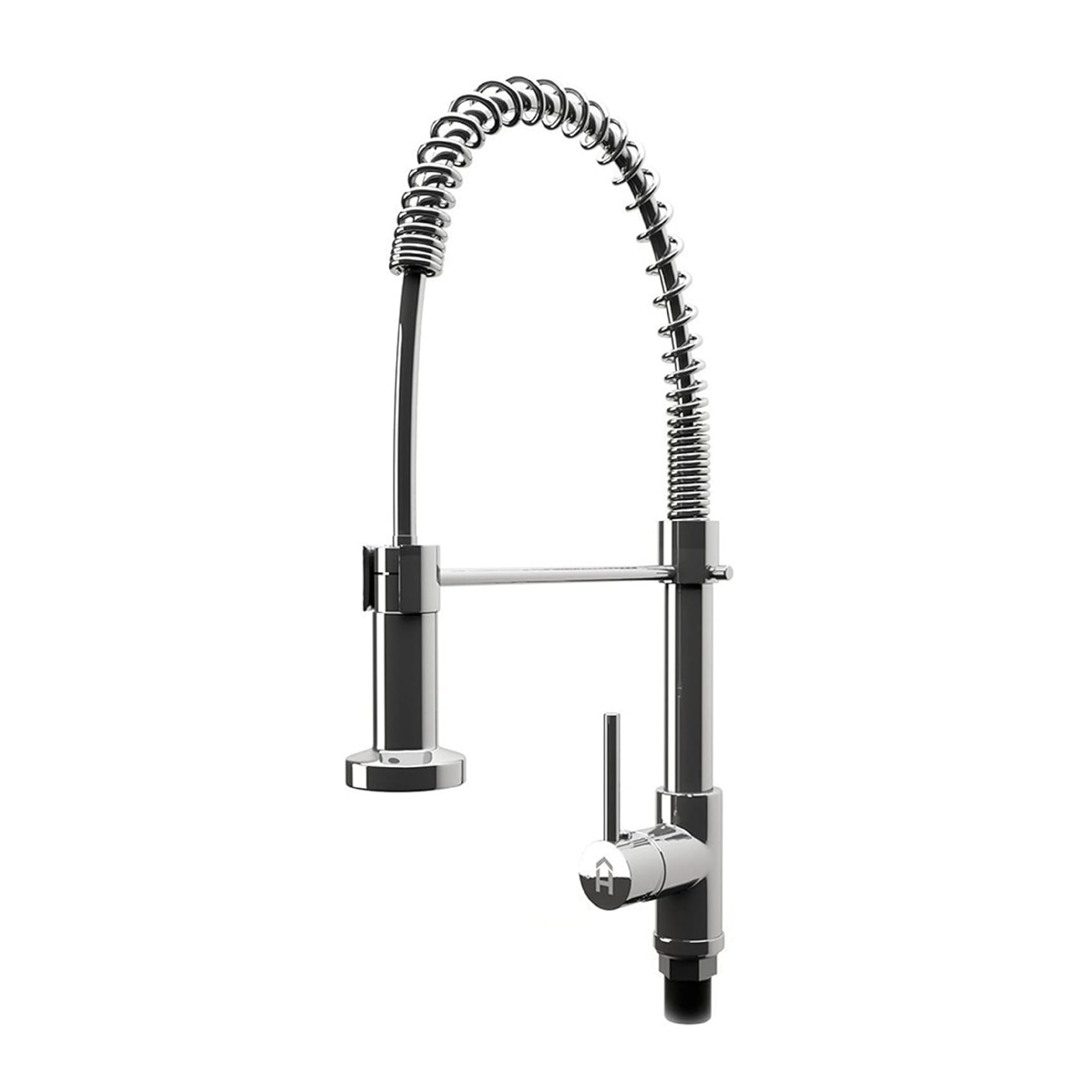 Llave Mezcladora Tarja Cocina Hausklein con Resorte Manguera Flexible y Móvil 360