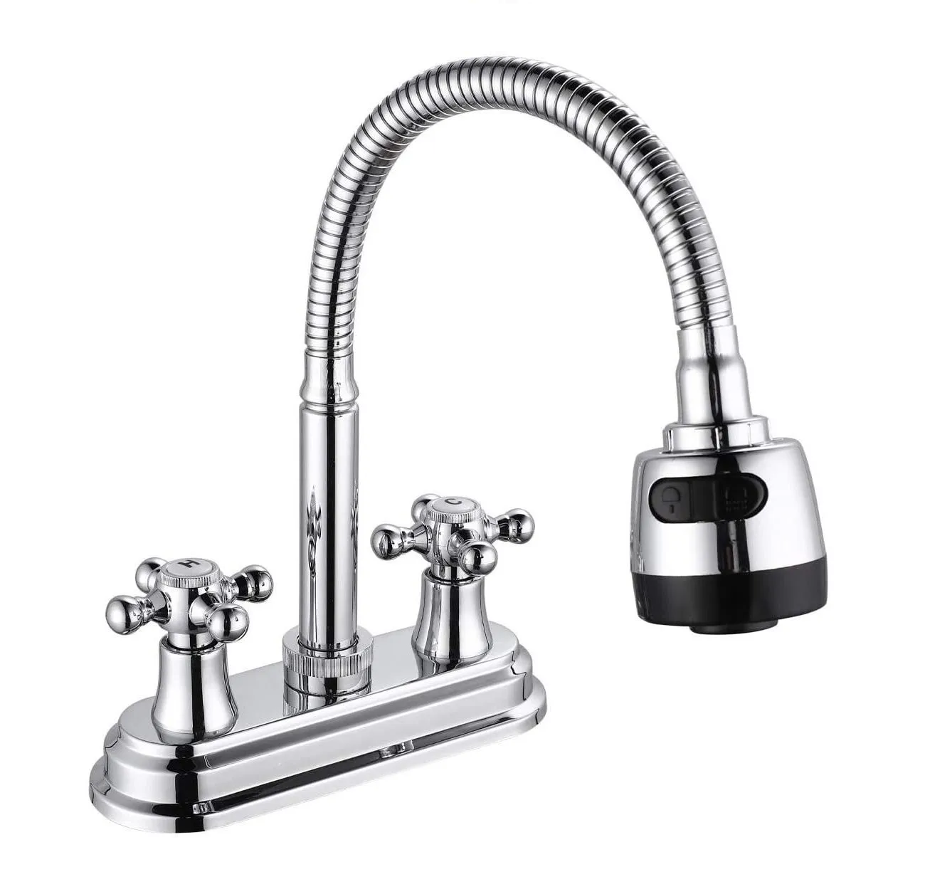 Foto 1 | Mezcladora para Lavabo de 4 Pulgadas Malubero color Plateado Cromado