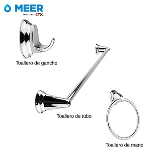 Foto 3 | Accesorios para Baño Merr-CNX 6 Piezas con Acabado Cromado