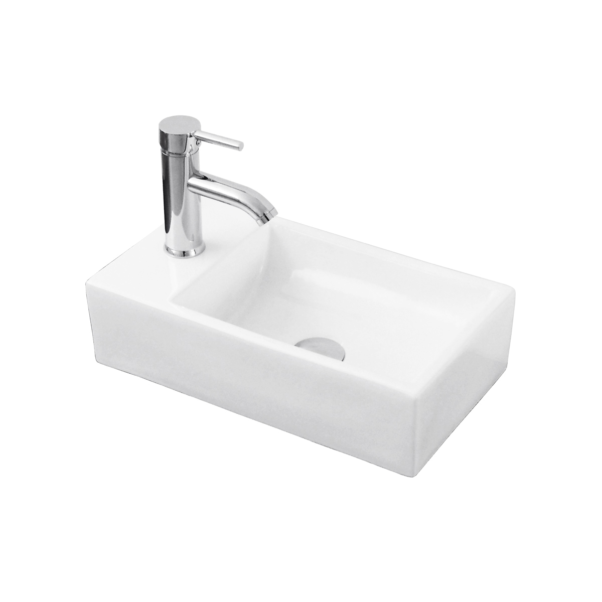 Paquete Mini Grand Esatto con Lavabo Llave y Desagües