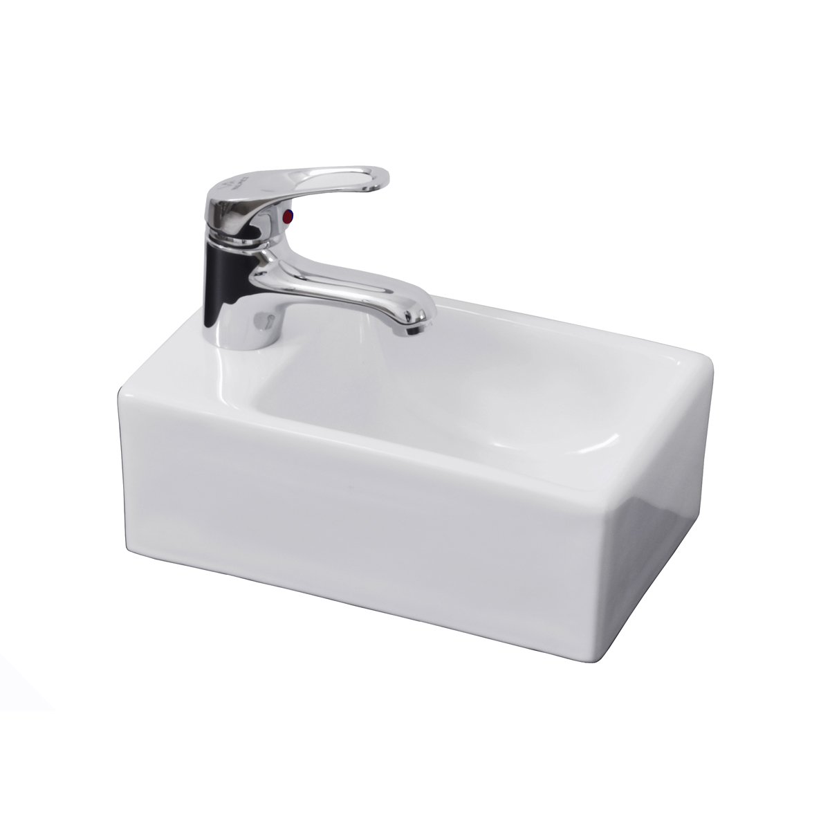 Lavabo Esatto Kit Mini con Llave y Desagües