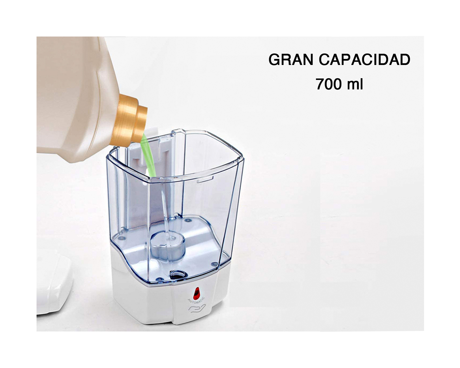 Foto 5 pulgar | Dispensador de Jabón Automático de 700ml sin Contacto Eléctrico Infrarrojo