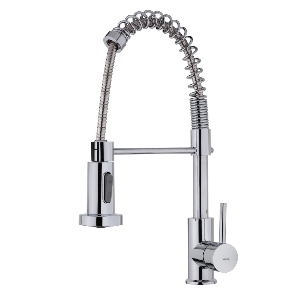 Llave Mezcladora Extraíble Teka In 939 43 cm Acero Acabado Extreme Glow Gris