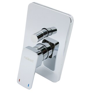 Foto 3 | Regadera Cuadrada Rubinett de 15cm Con Brazo Y Monomando Desviador Cromo