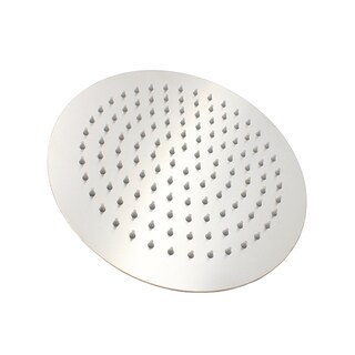 Foto 1 | Regadera Redonda Rubinett de 15 cm Satinada sin Brazo Baja y Alta Presión color Plata