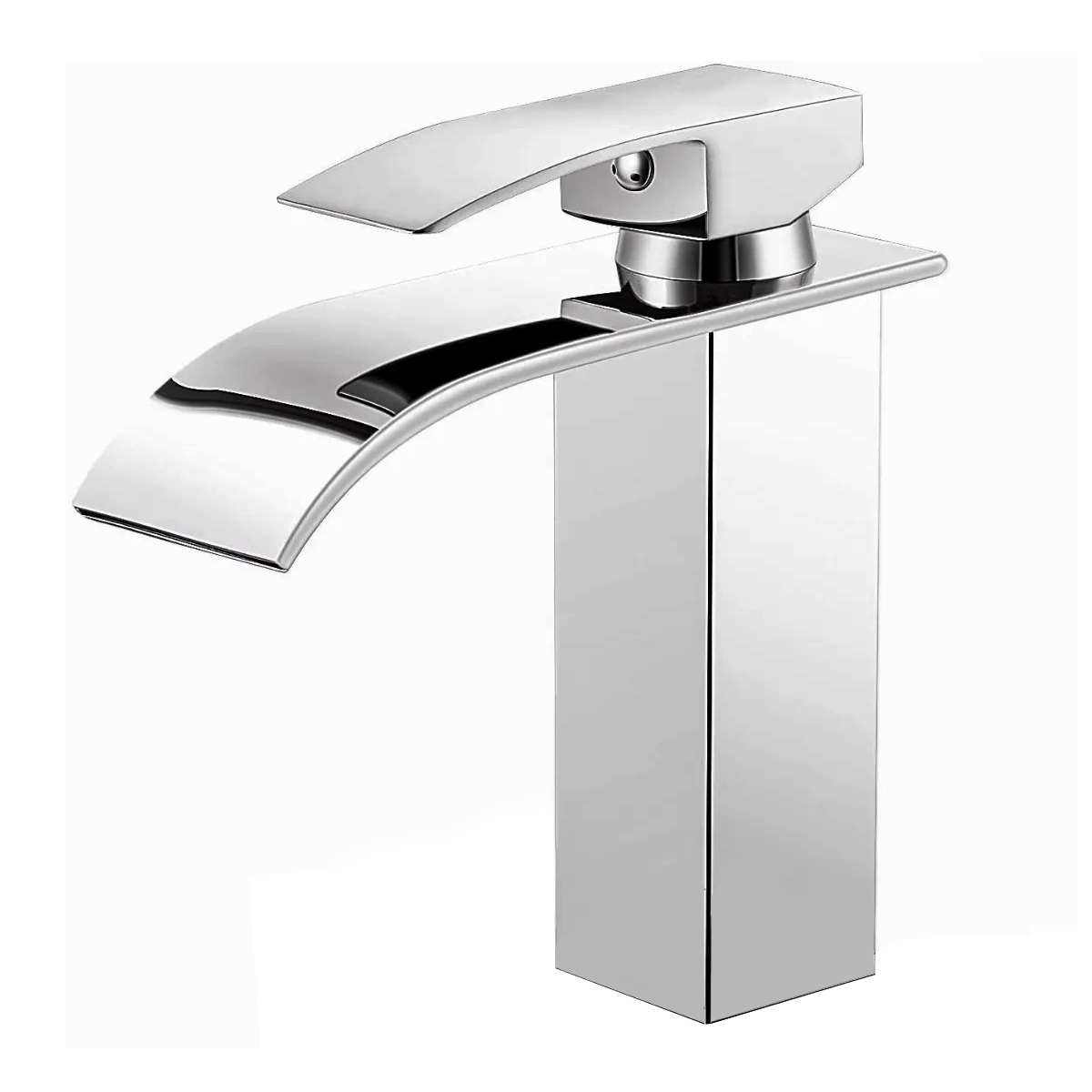 Foto 2 pulgar | Llave De Baño Monomando Cascada Esatto Gb-062 Plata