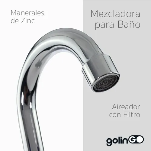 Foto 4 pulgar | Mezcladora par Lavabo Llave Fregadero 4" Solvex color Plateado de Acero Inoxidable