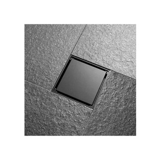 Foto 3 | Coladera Malubero De Drenaje De Acero Inoxidable Invisible De 10x10cm Negro