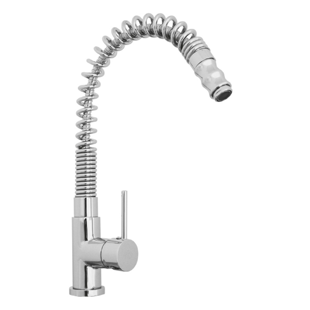 Llave Mezcladora Flexible Eb Técnica Eb-1002 De 39 Cm Cromo