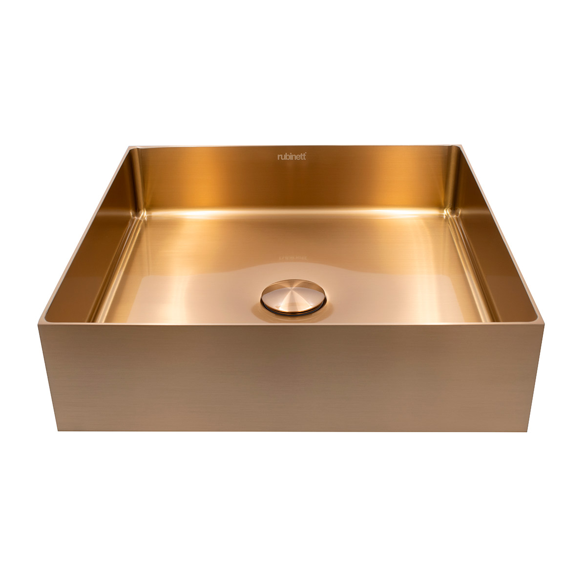 Lavabo con Tapón Rubinett Xov-4011d color Cobre