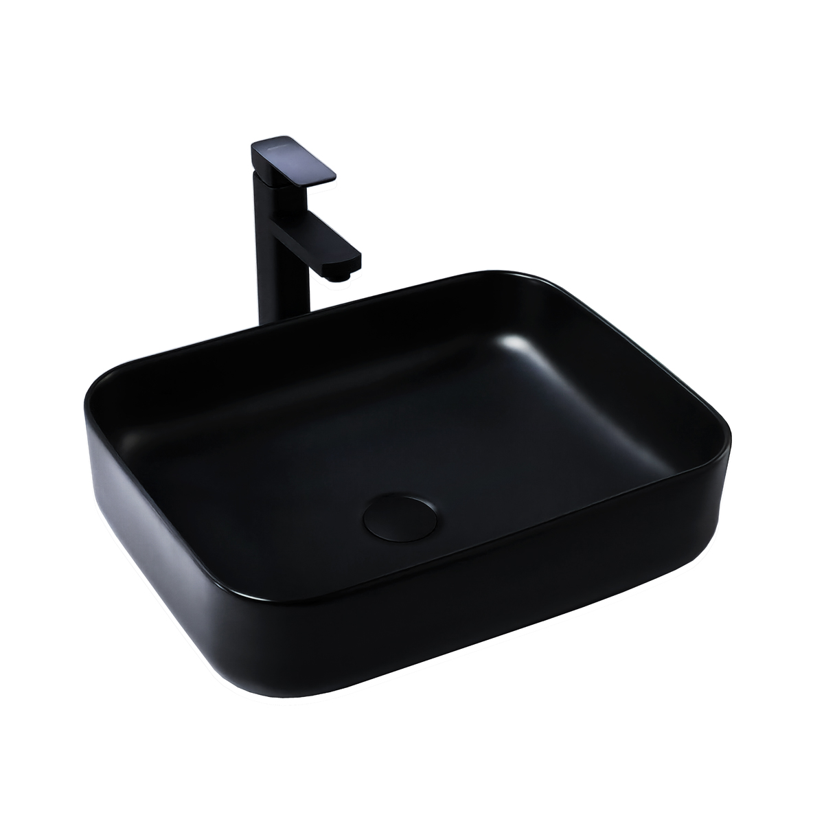 Lavabo Esatto ECONOKIT VULKAN NCN color Negros y Céspol