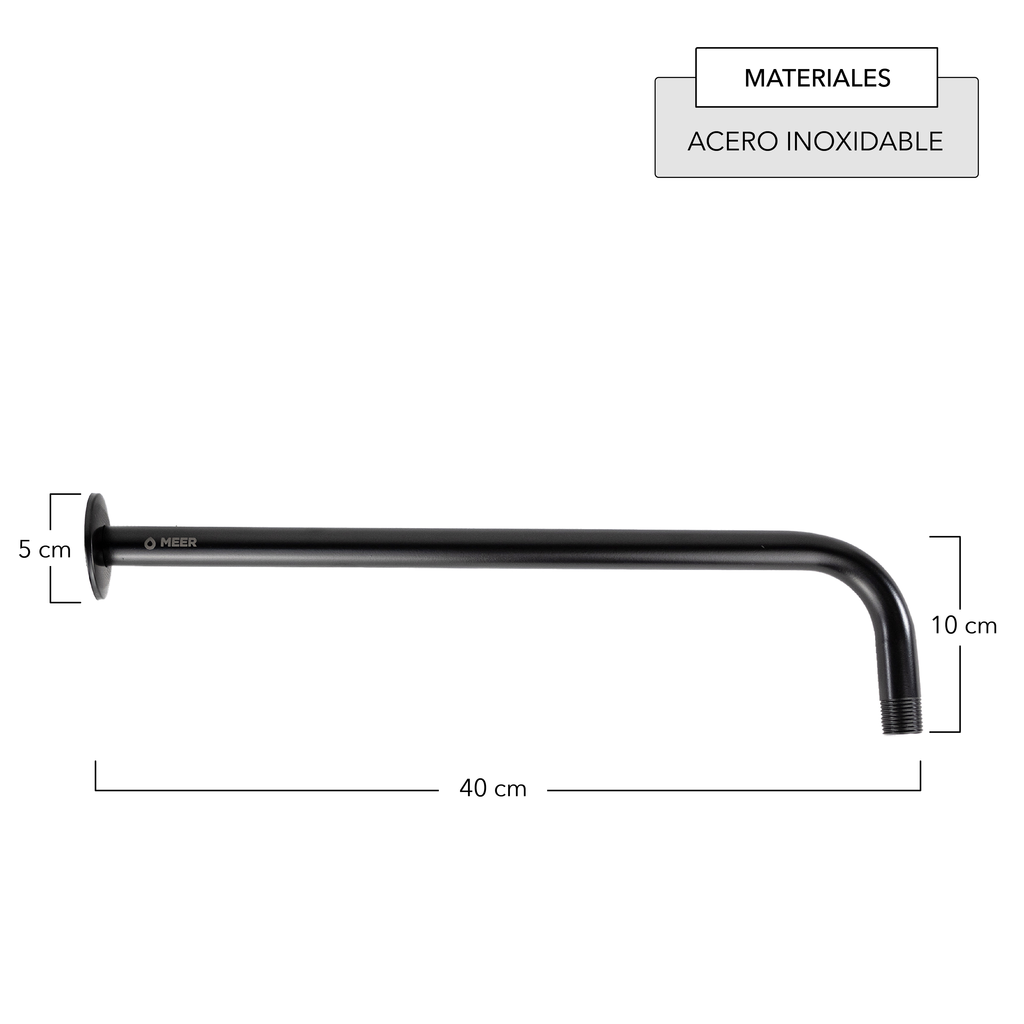 Foto 7 | Cuello para Regadera Cnx Cue011 de Acero Inoxidable