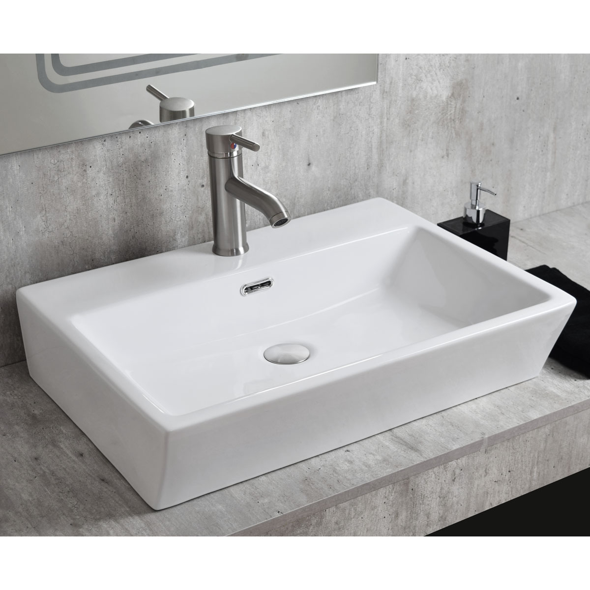 Foto 2 | Paquete Satin con Lavabo Cerámico Llave y Desagües Esatto Glam