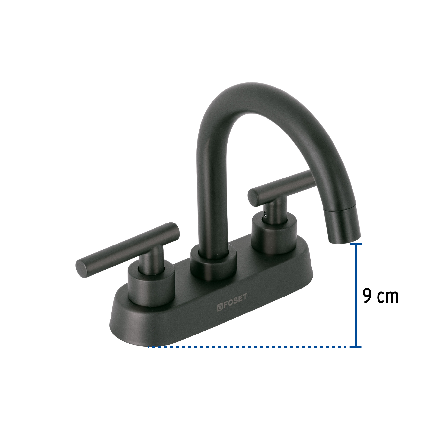 Foto 4 pulgar | Mezcladora para Lavabo Foset color Negro Mate