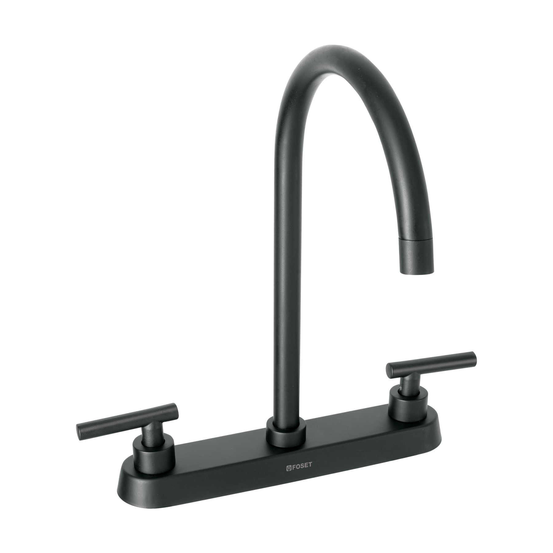 Mezcladora para Fregadero 8" Truper Foset Negro